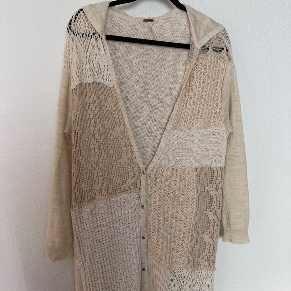 Free People Magic Dragon Patchwork Cardigan Sweater - Picture 5 of 11